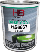 HB6667 Base Coat Galaxy Black — Old Formula